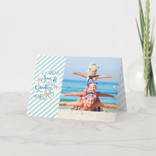 Cartão De Festividades Tropical SEAson's Greetings, 4 Photos