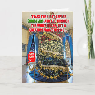 Cartão De Festividades Trump Twas The Night Christmas Piada Card