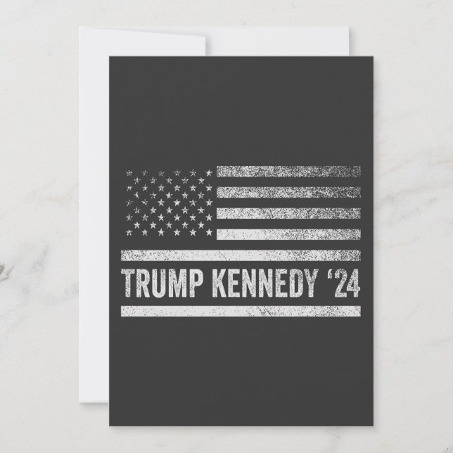 Cartão De Festividades Trump Vance Kennedy traz a América de volta (Frente)