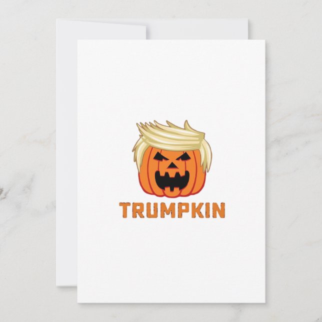 Cartão De Festividades Trumpkin - Engraçado Slogan de Paródia (Frente)
