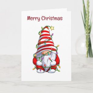 CARTÃO DE FESTIVIDADES TUDO BRILHANTE COM LUZES DE NATAL MERRÍGIDO