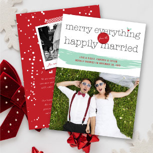 Cartão De Festividades Tudo de Feliz dos Fotos de Casados Felizes