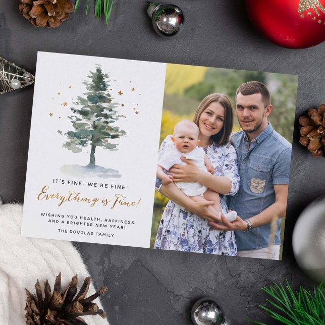 Cartão De Festividades Tudo é uma bela imagem Dourada do script (Criador carregado)