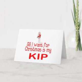 Cartão De Festividades Tudo eu quero Kip