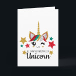Cartão De Festividades Tudo o que quero no Natal é um Unicórnio<br><div class="desc">Tudo que quero para o Natal é um Unicórnio. É isso, não é nada demais, certo? Papais noeis podem fazer isso acontecer, eu sei! Ele tem uma rena voadora, é claro que tem alguns unicórnios deitados ao redor do polo norte também... certo? Este design de feriado divertido apresenta um adorável...</div>