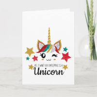 Tudo o que quero no Natal é um Unicórnio