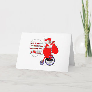 Cartão De Festividades Tudo que eu quero para o Natal