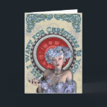 Cartão De Festividades Tudo que eu quero para o Natal é você<br><div class="desc">Cartão de Natal romântico em uma fusão do nouveau do steapunk/arte</div>