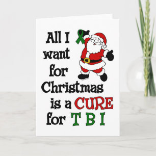 Cartão De Festividades Tudo Que Eu Quero Para o Natal/Santa...TBI