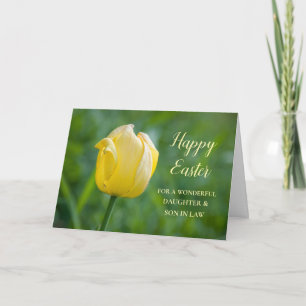 Cartão De Festividades Tulipas Felz pascoa Filha da Lei