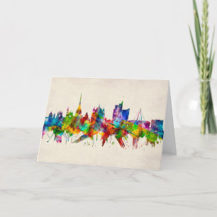 Cartão De Festividades Turim Itália Skyline