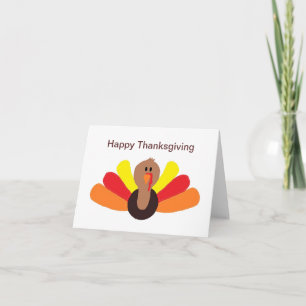 Cartão De Festividades "Turkey" Notecards