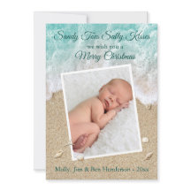 Turquesa Sandy Toes Salty Kisses Feliz Natal