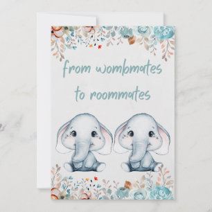 Cartão De Festividades Twin Birthday