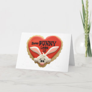 CARTÃO DE FESTIVIDADES TWIN-SOME "BUNNY" LOVES YOU AT EASTER-ME!!!