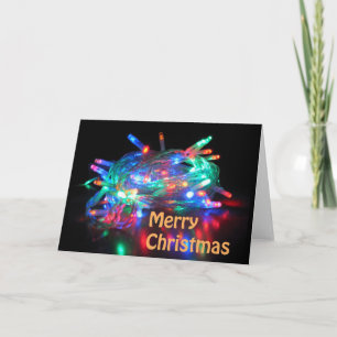 Cartão De Festividades Twinkle Lights Merry Christmas Card