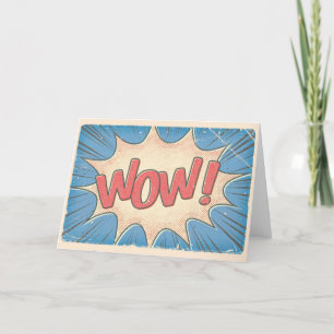 Cartão De Festividades Uau!