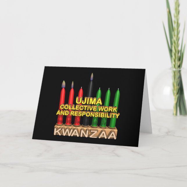 Cartão De Festividades Ujima (Frente)