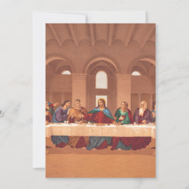 Cartão De Festividades Última Ceia de Jesus Cristo