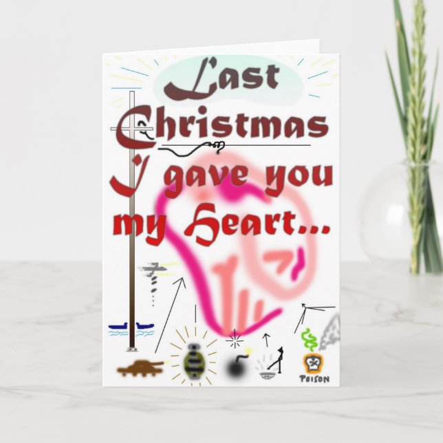 Cartão De Festividades Último Natal… (Frente)