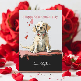 Cartão De Festividades Um cachorrinho fofo