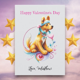 Cartão De Festividades Um cachorrinho fofo