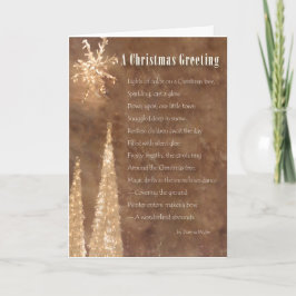 Cartão De Festividades Um cumprimento do Natal