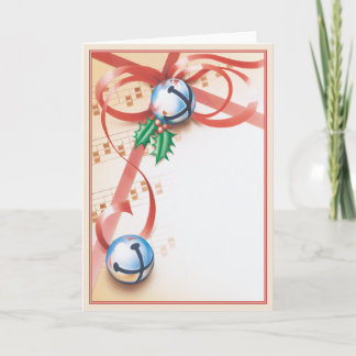 Cartão De Festividades Um © da canção de natal do Natal