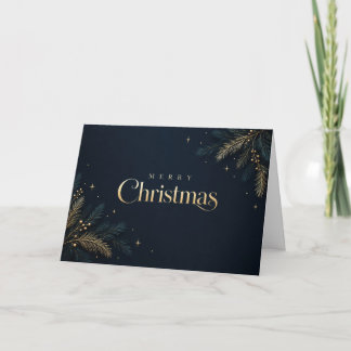 Cartão De Festividades Um Desejo de Natal à Meia-Noite