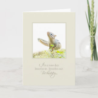 Cartão De Festividades Um dia novo