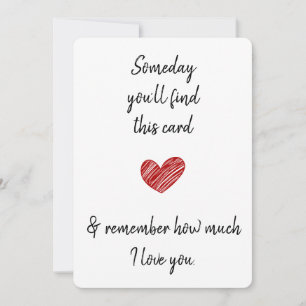 Cartão De Festividades Um Dia Você Vai Encontrar Este marido mulher parce