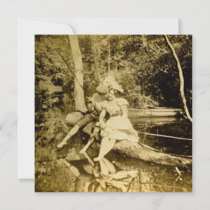 Cartão De Festividades Um Esguicho De Pesca - Vintage Stereoview