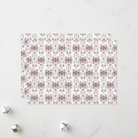 um fundo branco com um padrão vermelho