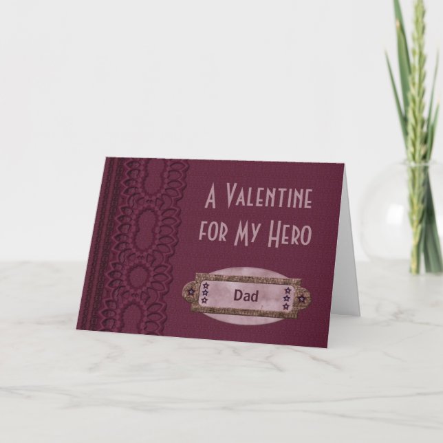 Cartão De Festividades Um Namorados Para Meu Herói Personalizado (Frente)