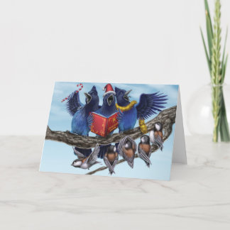 Cartão De Festividades Um Natal da costa oeste: Jays