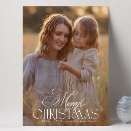 Cartão De Festividades Um Natal Elegante Clássico | Foto