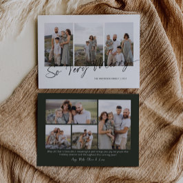 Cartão De Festividades Um Natal Elegante Moderno e Muito Feliz