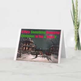 Cartão De Festividades Um Natal Muito Deperante