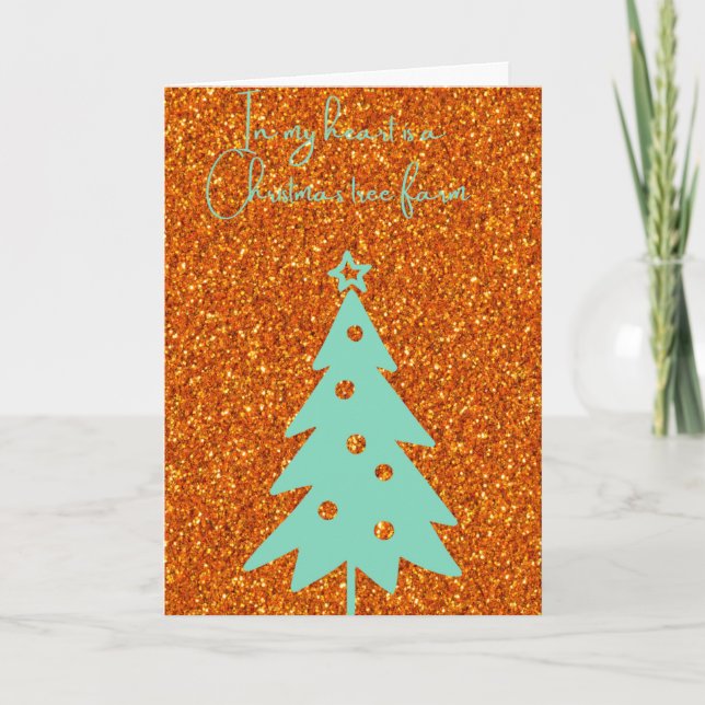 Cartão De Festividades Um Natal Rápido (Frente)