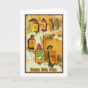 Cartão De Festividades Um Natal Republicano