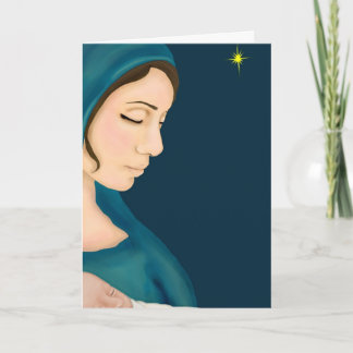 Cartão De Festividades Um Natal sagrado