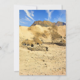 Cartão De Festividades Um oásis do deserto