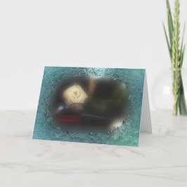 Cartão De Festividades Um outro saco de sono azul de S'Mores