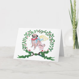 Cartão De Festividades Um Pug que descasca com ALEGRIA!