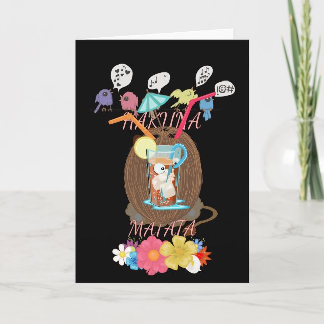 Cartão De Festividades Um Reino Pacífico: Um Momento Pacífico do Leão (Frente)