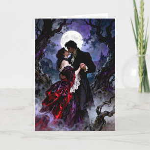 Cartão De Festividades Um Romance Gótico de Valentino