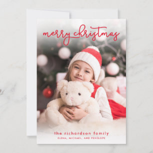 Cartão De Festividades Um Simples Feliz Natal Foto