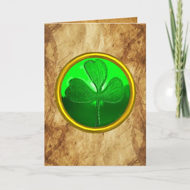 Cartão De Festividades Um Velho Búlgaro Irlandês De Bênção De Natal (Frente)