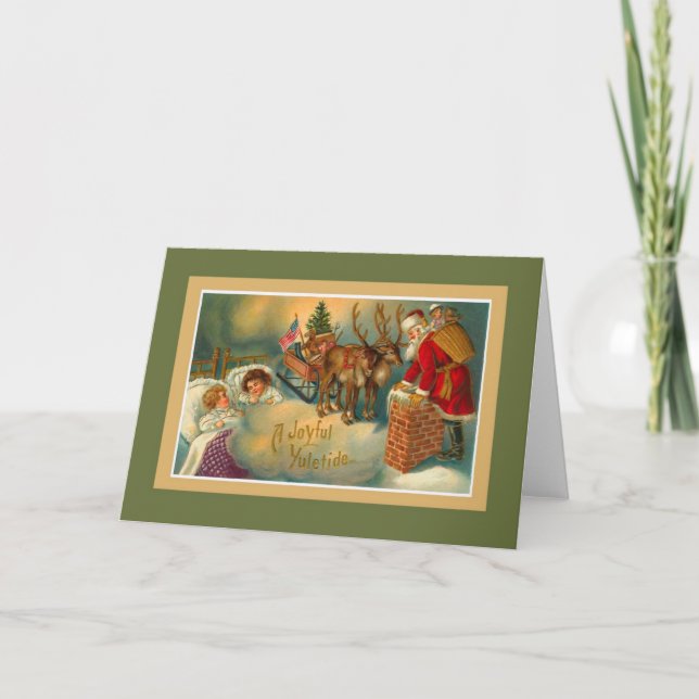 Cartão De Festividades Um Yuletide Joyful (Frente)