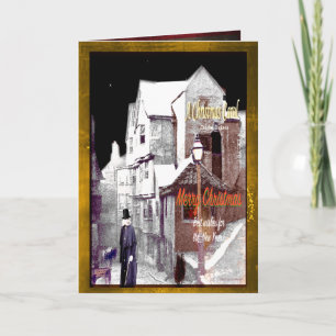 Cartão De Festividades Uma Carol de Natal